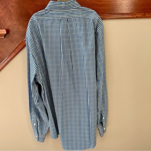 Brooks Brothers Men's Shades of Blue Long Sleeve Button Down Cotton Shirt - Picture 7 of 10